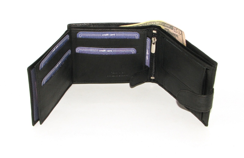 Гаманець чоловічий Paul Rossi N992L-GTN BLACK Гаманець чоловічий Paul Rossi N992L-GTN BLACK